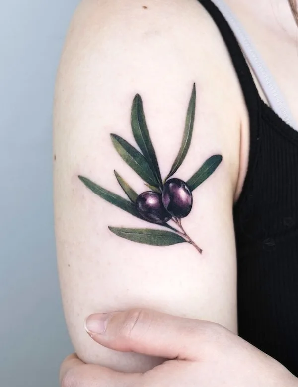 Tatuaje de planta delicada por Pokhy